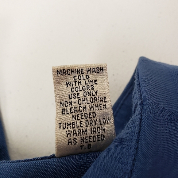 Moda Campia Mens Blue Button Shirt Size XXL - Picture 6 of 6